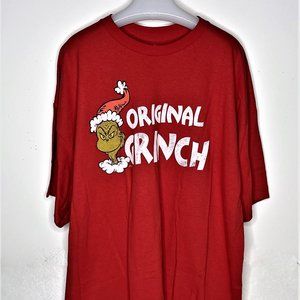 The Grinch Original Long Tee Size:3XL Holiday Sleep Wear 3/4 Sleeves #0566